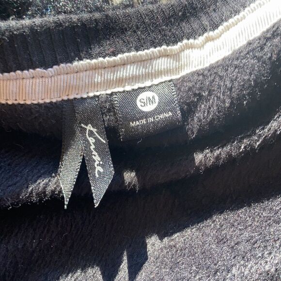 Kenzie sleeveless vest with fleece lining faux fur pockets oversized SM Black - Picture 6 of 16